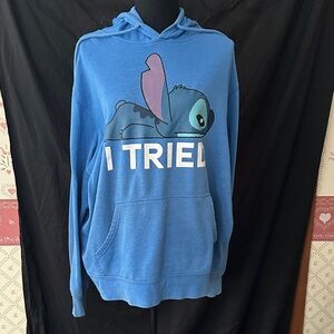 Disney Blue Stitch Hoodie